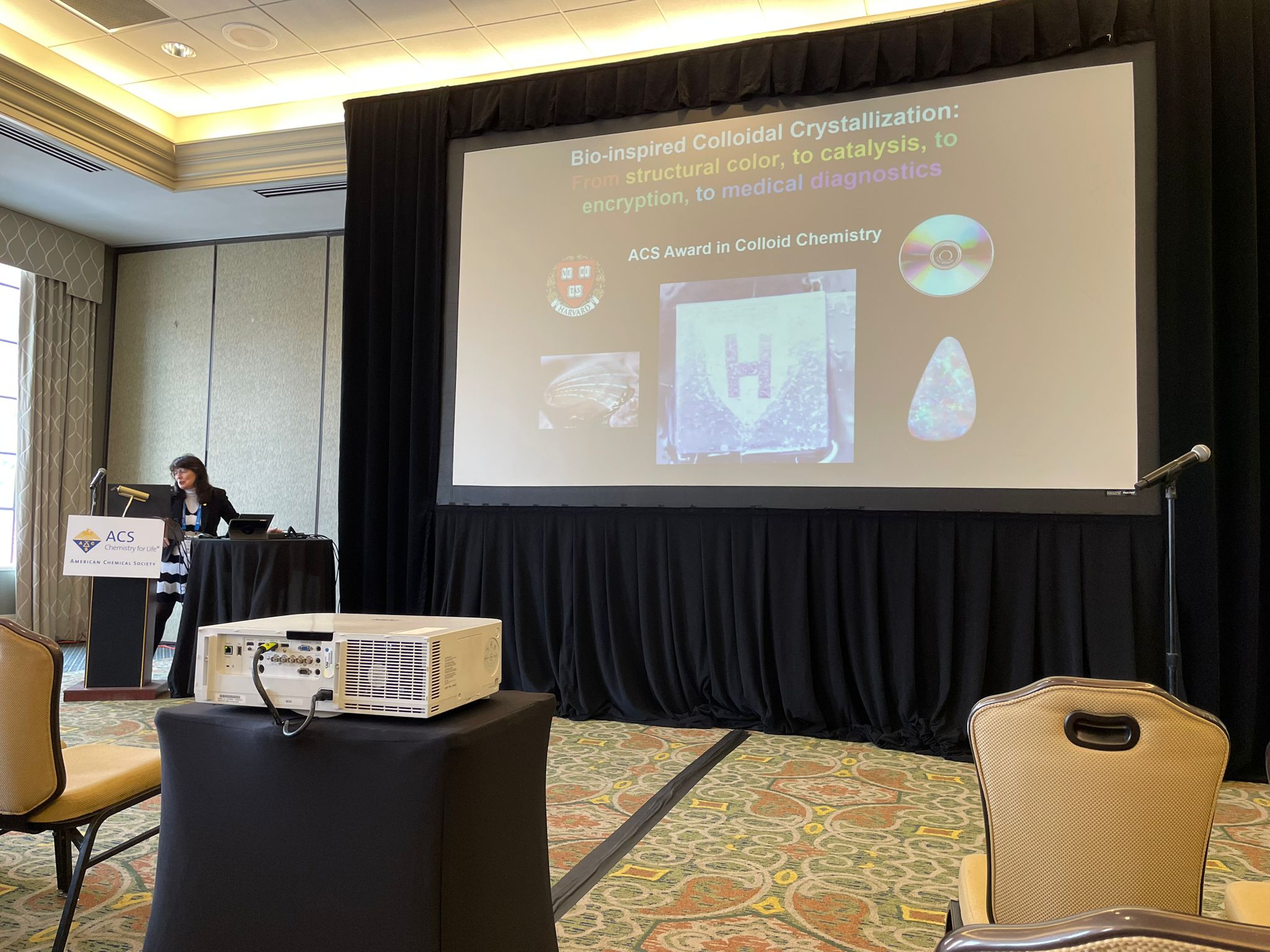 Joanna receives ACS award in Colloidal Chemistry! | Aizenberg Lab