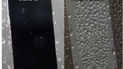 Fig. 6: Thawing droplets